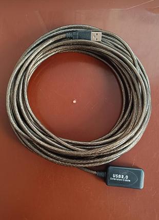 Подовжувач usb cablexpert (uae-01-10m) 10m (б/у)