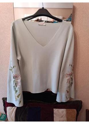 Изысканный трикотажный джемпер per una,.