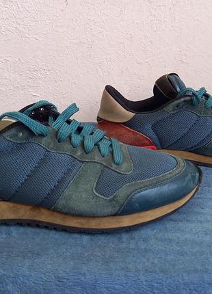 Кросівки чоловічи замшеві valentino garavani rockrunner