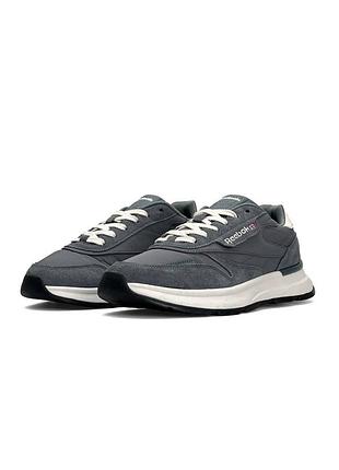 Reebok classic dark grey white