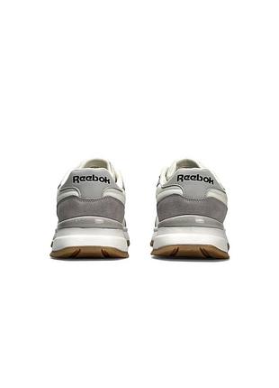 Reebok classic light grey white 8