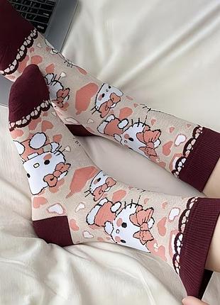 Шкарпетки hello kitty носки hello kitty