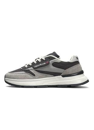 Reebok classic grey white 7