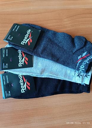 Чоловічі шкарпетки демісезон (набір 3пари) reebok р.41-44 013mn