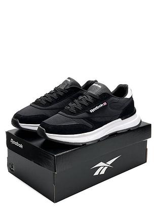 Reebok classic black white 3