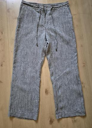 Женские льняные брюки 100% linen, размер69 14, l
