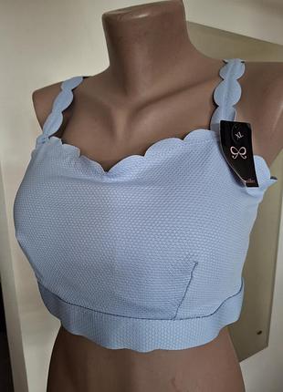 Блакитний топ від купальника бренду hunkemöller