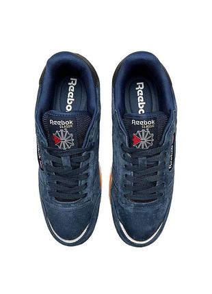 Reebok classic m dark blue white 3