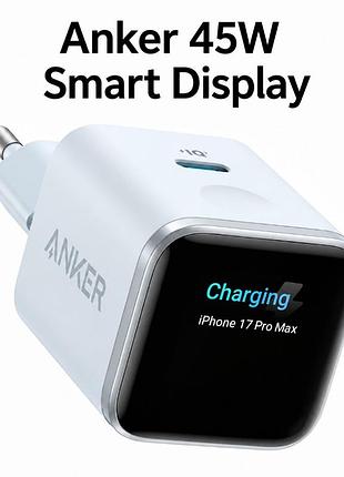 Зарядное устройство anker 45w nano charger smart a121d331 type-c blue