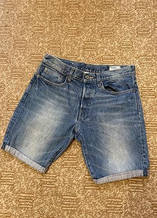 Джинсові шорти чоловічі g-star raw