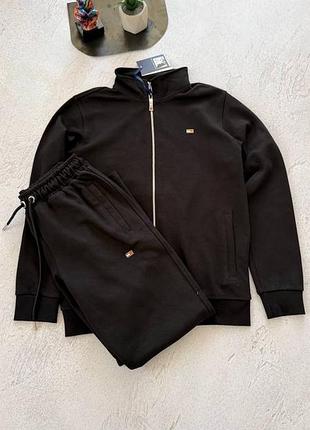 Чоловічий спортивний костюм tommy hilfiger black