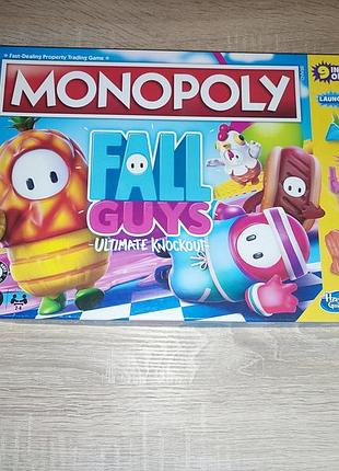 🎲 настольная игра monopoly fall guys — б/у, хорошее состояние