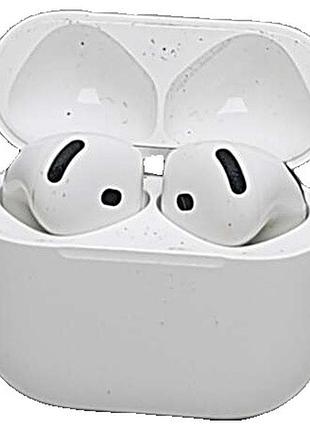 Наушники bluetooth-гарнитура б/у apple airpods 4 (mxp63)