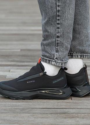 Кросівки salomon odyssey gore-tex black orange