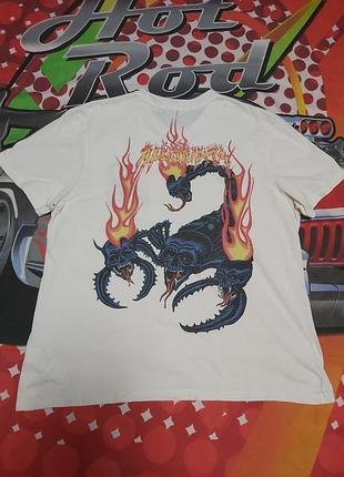 Футболка allsaints stinger crew t-shirt з принтом скорпіона, розмір m (оригінал)