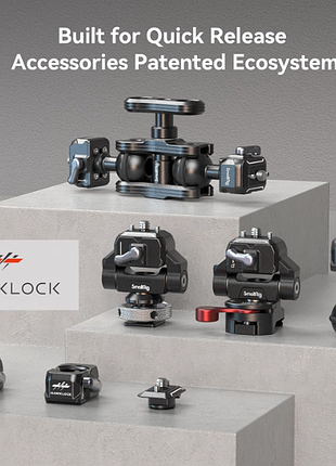 Швидкознімна пластина smallrig, міні-адаптер для кріплення камери hawklock із гвинтом 1/4 дюйма, для затискача камери, суперзатискача, кульової головк 2