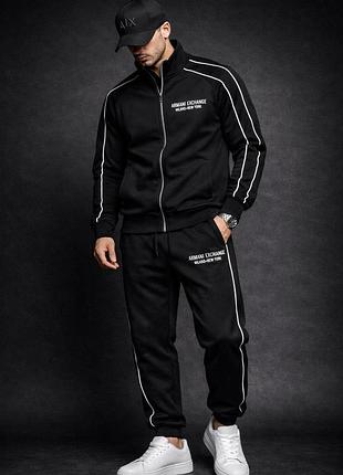 Чоловічий спортивний костюм armani black exchange