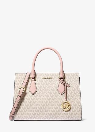 Сумка michael kors sheila medium powder blush (ванільно-рожевий)