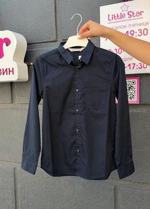 Синя сорочка h&m 9443