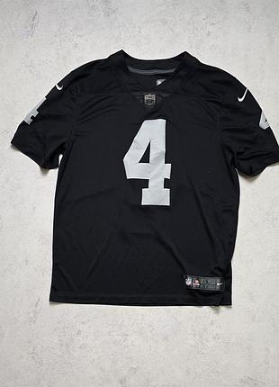Американский футбол nike derek carr #4 las vegas raiders vapor untouchable limited jersey