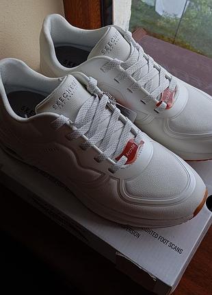 Жіночі кросівки skechers arch fit s-miles - mile makers (модель 155570/wht) білого кольору оригінал нові р.38.5