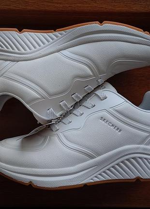 Женские кроссовки skechers arch fit s-miles - mile makers (модель 155570/wht) белого цвета оригинал новые р.38.5