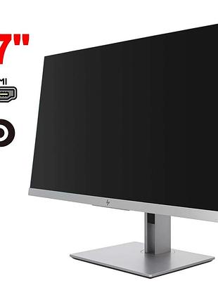Монітор hp elitedisplay e273q / 27" (2560x1440) ips / 1x hdmi, 1x dp, 1x vga, 2x usb 3.0, 1x usb type-c / vesa 100x100 / pivot