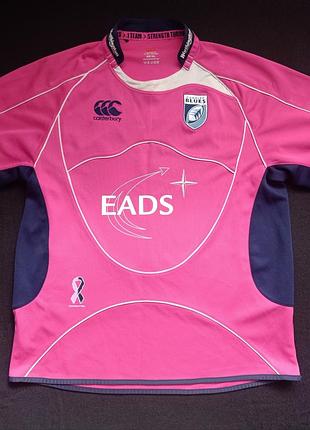 Футболка регбийка cardiff blues canterbury винтажная