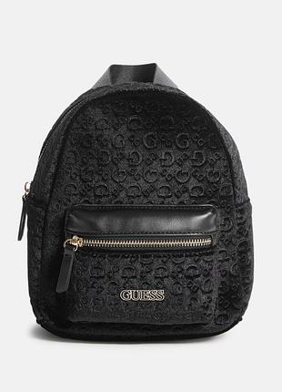 Велюровый мини рюкзак alex guess