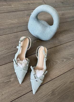 Туфлі та сумка джинсова zara