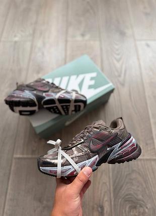 Nike v2k runtekk mink brown custom