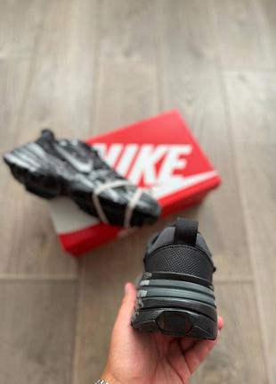 Nike runntek v2k black silver custom 2