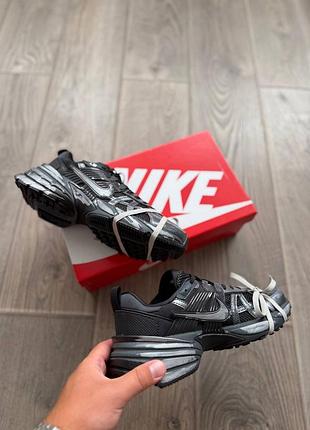 Nike runntek v2k black silver custom 3