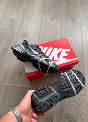 Nike runntek v2k black silver custom 5