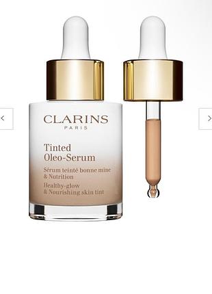 Clarins tinted oleo-serum, відтінкова сироватка для обличчя об'ємом 30 мл.