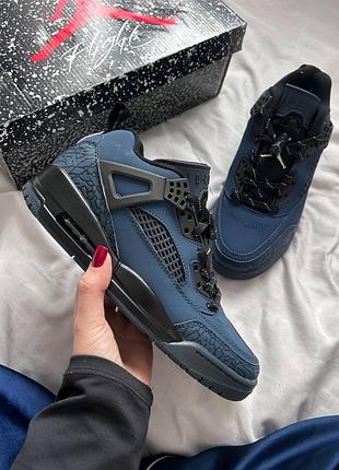 Air jordan spizike low dark obsidian blue hm4732-400