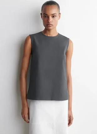 Топ женский cos sleeveless cotton top / 40