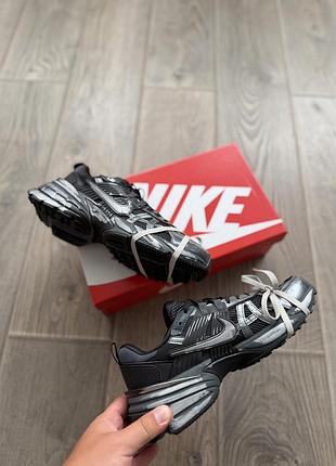 Nike runntek v2k black silver custom 4