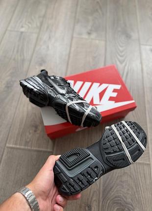 Nike runntek v2k black silver custom 5