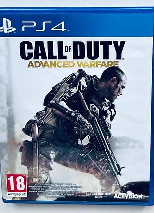 Call of duty advanced warfare, б/у, английская версия - диск для playstation 4