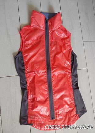 Велосипедная жилетка ветрозащитная женская от cross sportswear 1+1=3🎁на все❗