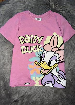 Крута якісна яскрава футболка з daisy на дівчинку 7/8р primark