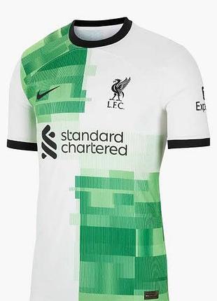 Оригінал футболка nike x liverpool away 2023/24