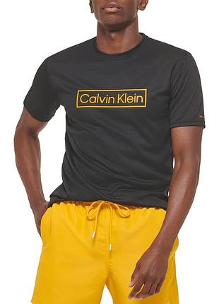 Мужская футболка calvin klein с защитой от уф-лучей upf 40+