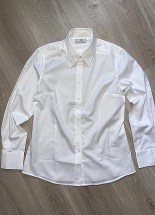 Елегантна біла бавовняна сорочка "wurtenberg design", р. 40 (l)