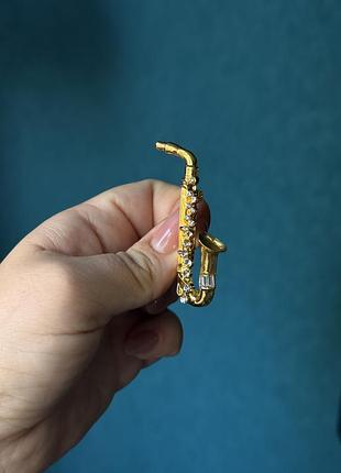 Брошка саксофон 🎷 3
