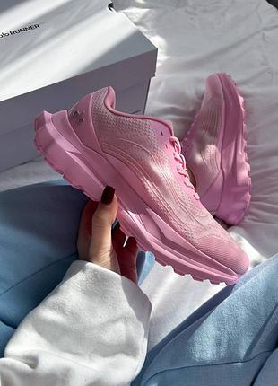 Кросівки alo yoga runner “pink”