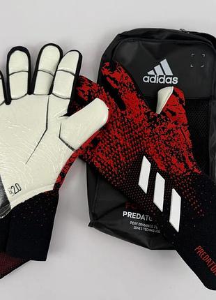 Рукавички воротарські adidas predator, голкіперські рукавиці адідас