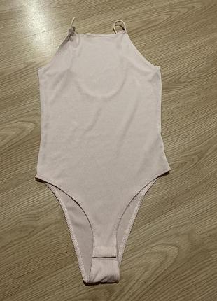 Боді бежеве в рубчик primark xs