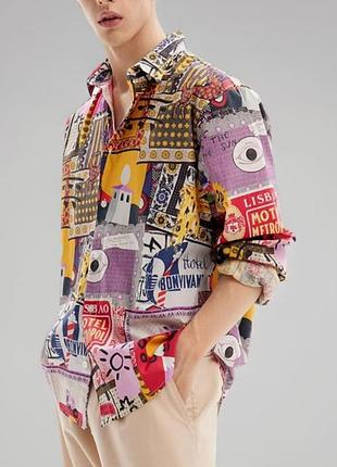 Яркая летняя рубашка от испанского бренда desigual